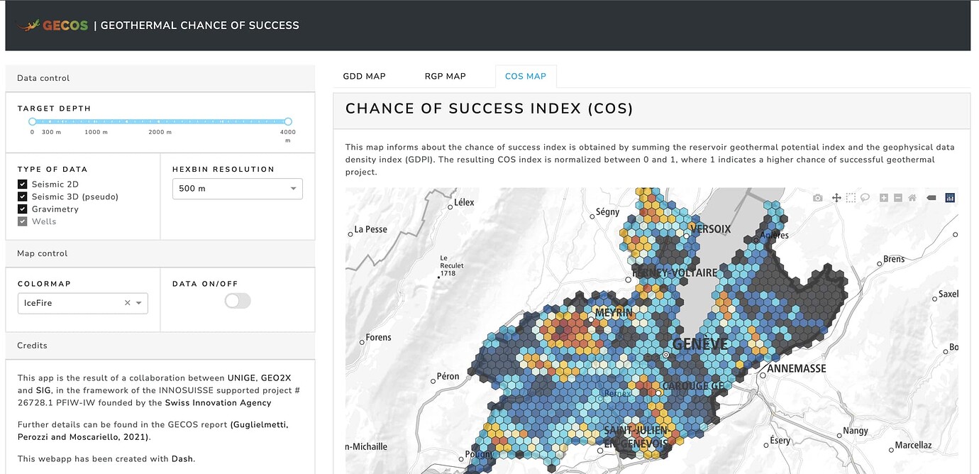 Show-and-tell: Hexbin density map with Dash - Dash Python - Plotly ...