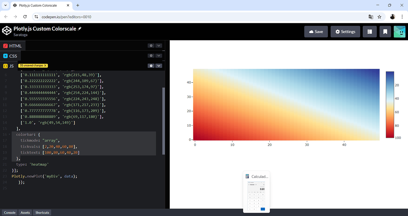 Invert colorbar orientation - plotly.js - Plotly Community Forum