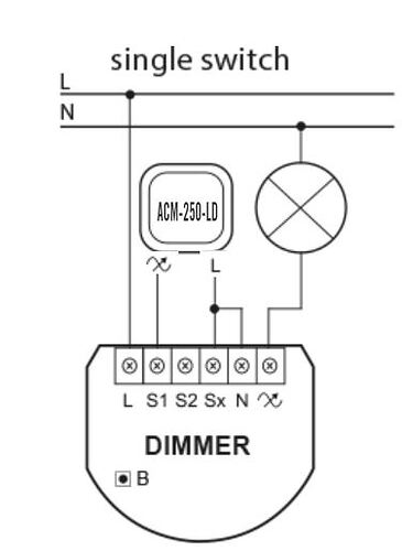 dimmer switch setup