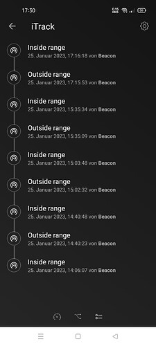 Screenshot_inside_outside range_beacon app