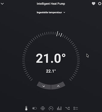 binnentemp gemeten vs gewenst