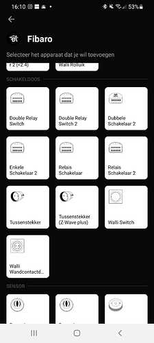 Homey - Fibaro welke