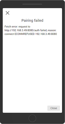 PairingFailed