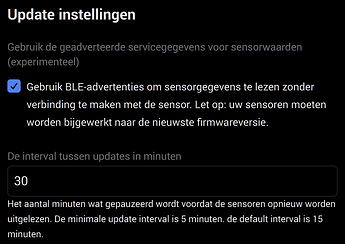 Xiaomi Mi Flora Settings