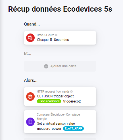 recup donnee eco device 5 s