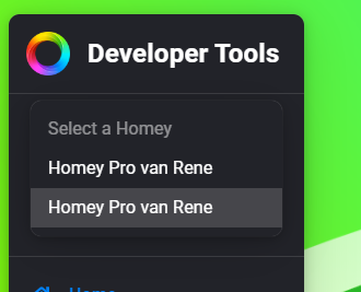 2023-10-30 11_40_18-Homey Developer Tools