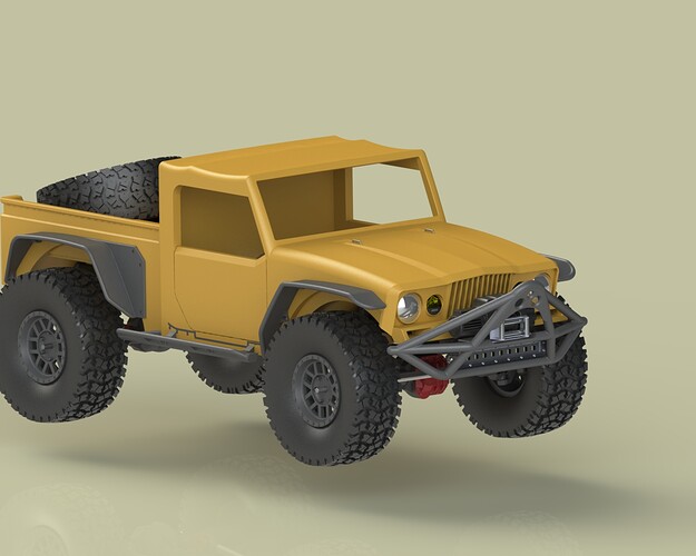 axial scx10 II with NUKIZER BODY