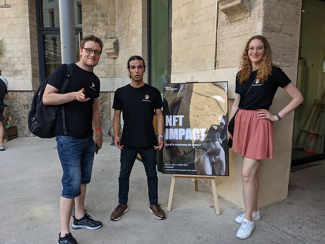 Tokenomeme team at NFT impact