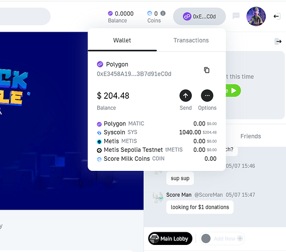 Crypto wallets created via Social logins