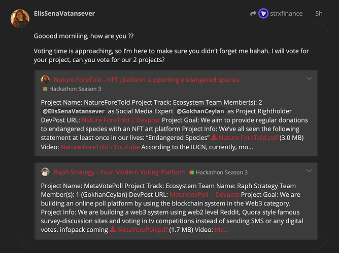 HackathonVoteExchange.com