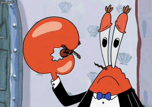 Mr Krabs Violin GIFs | Tenor