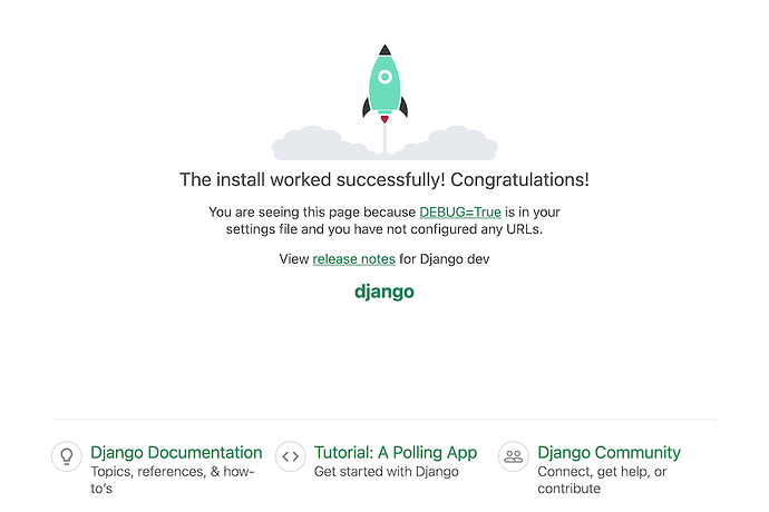 django congrats condensed