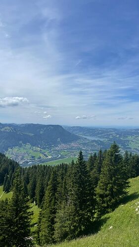 Photo of view on top of mountain
