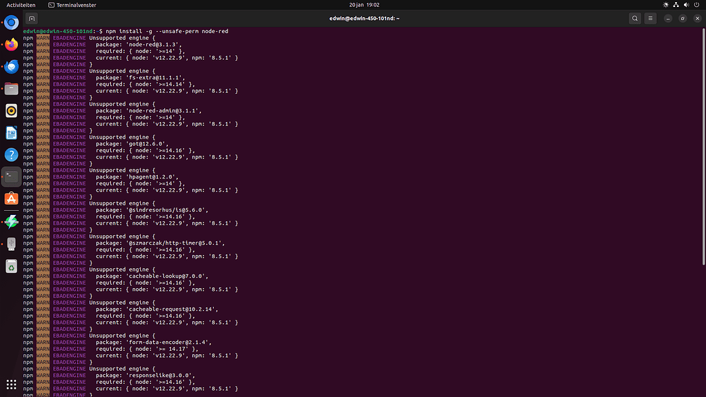 Install Node Red Ubuntu
