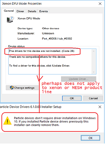 Xenon-drivers-not-installed-message