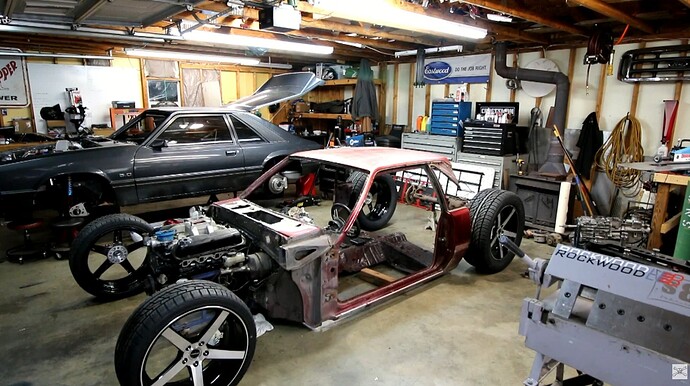 custom hot rod build from a foxbody
