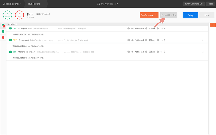 ExportCollectionResults