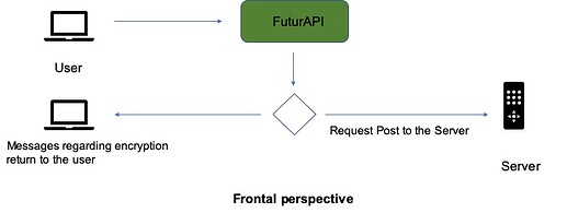 Frontal perspective
