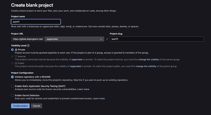 createproject