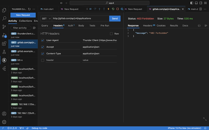 Applications API - Self-managed - GitLab Forum