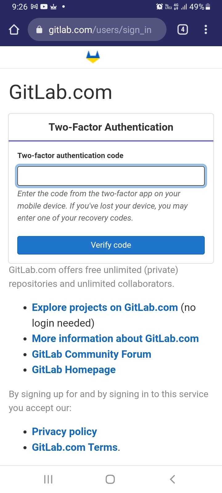 I have a problem with the 2FA - How to Use GitLab - GitLab Forum