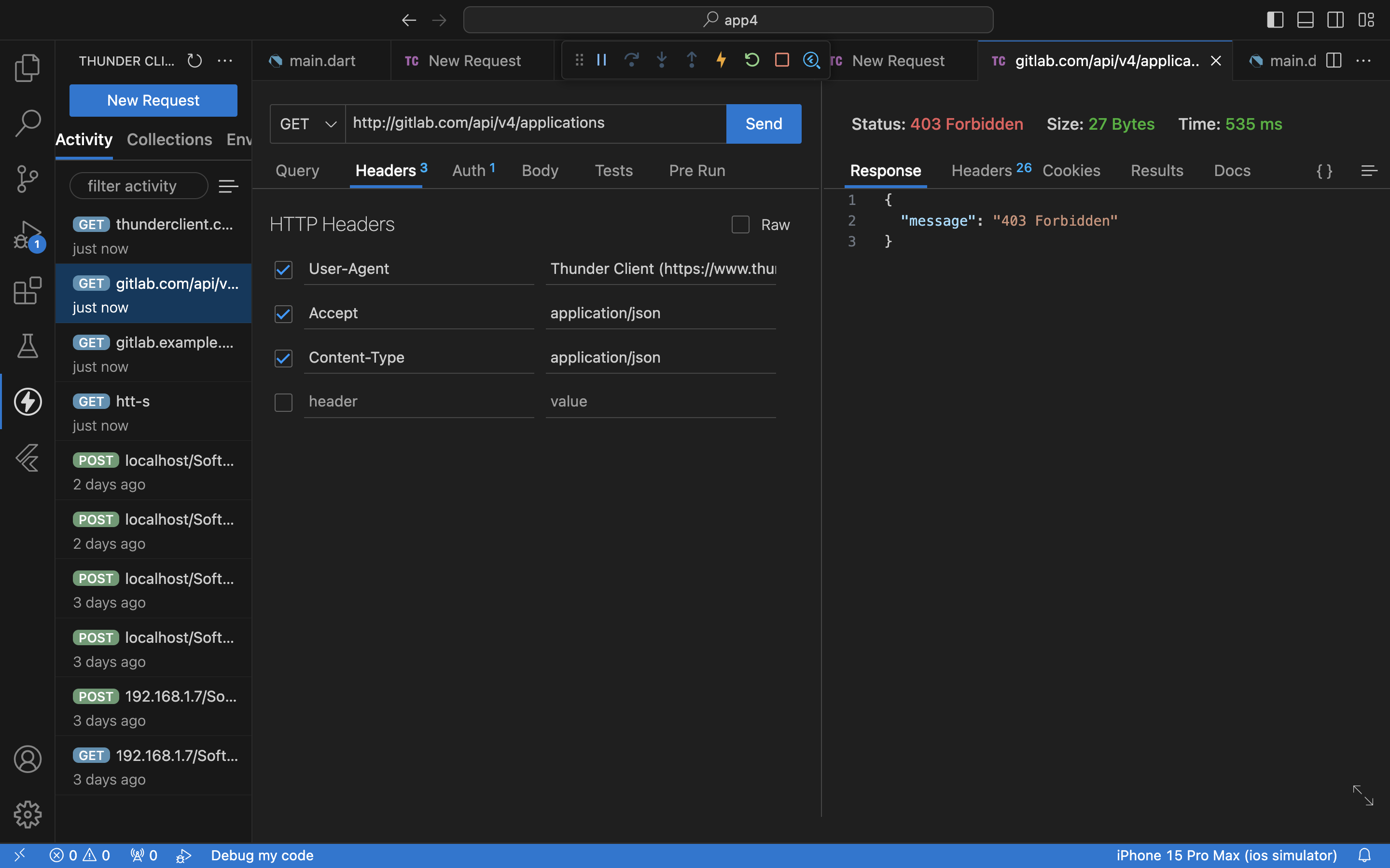 Applications API - Self-managed - GitLab Forum