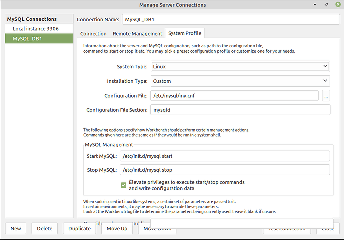 MySQL Settings3.
