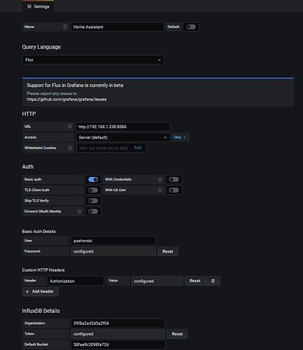 home-assistant flux data source