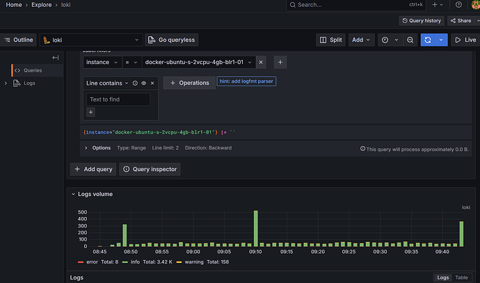 Screenshot- last 1 hr