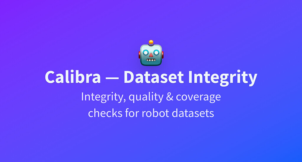 Open-source tool for detecting issues in robot-learning datasets
