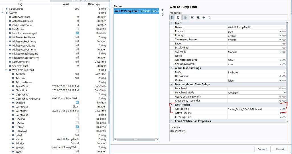 Alarm Pipeline property - Ignition - Inductive Automation Forum