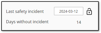 Days since incident