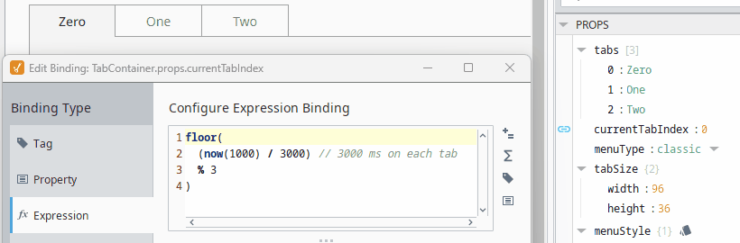 Tab auto-index