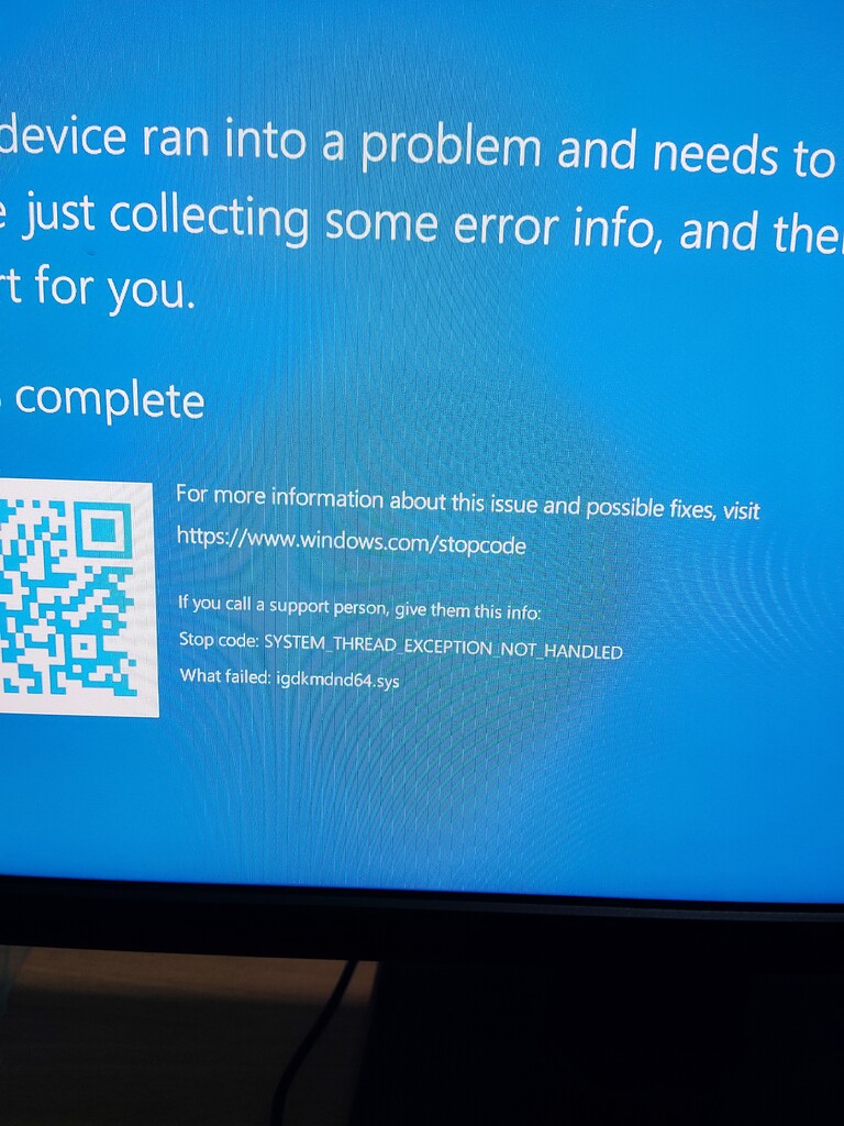 My PC is randmoly crashing with a BSOD saying SYSTEM_THREAD_EXCEPTION ...
