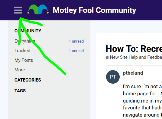 Hamburger Menu