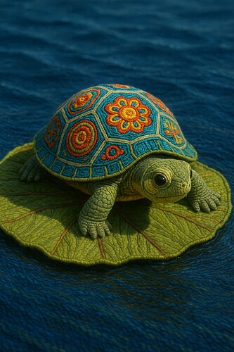 20250705_1904_Yarn Turtle Sculpture_simple_compose_01jzegp0pvfshs7yc2b8nehn4t