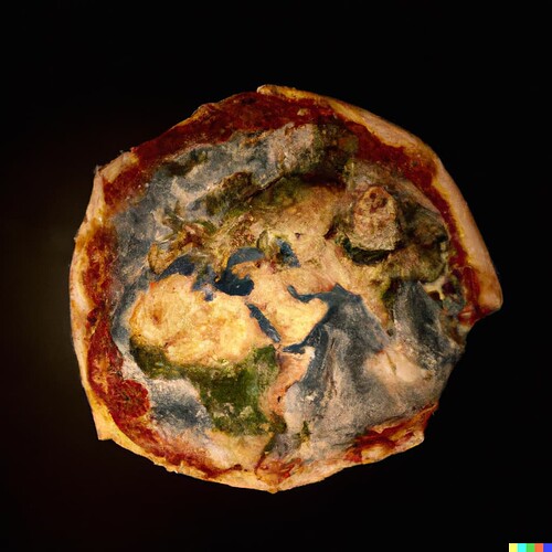 DALL·E 2022-07-23 00.06.50 - the planet earth from space but it's a pizza