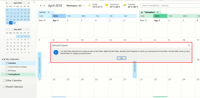 Office 365 resource calendar/mailbox permissions issues Cloud Office 365 resource calendar/mailbox permissions issues Cloud