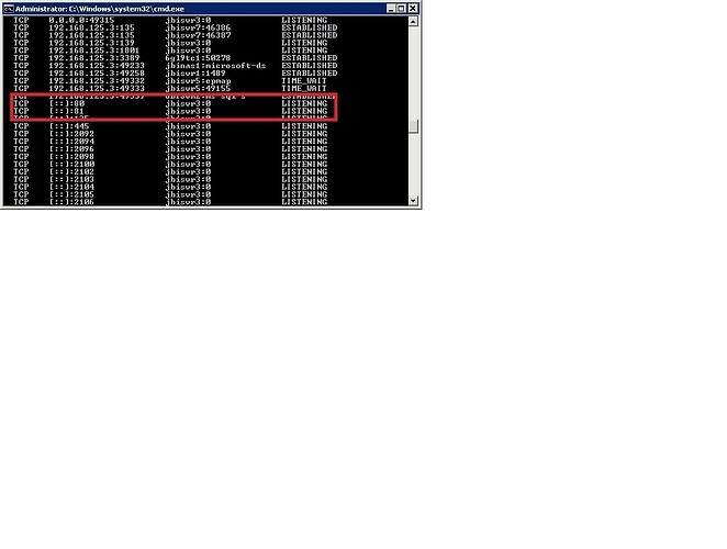 IIS 6.1 SP1 - Not Responding to Connection Attempts
