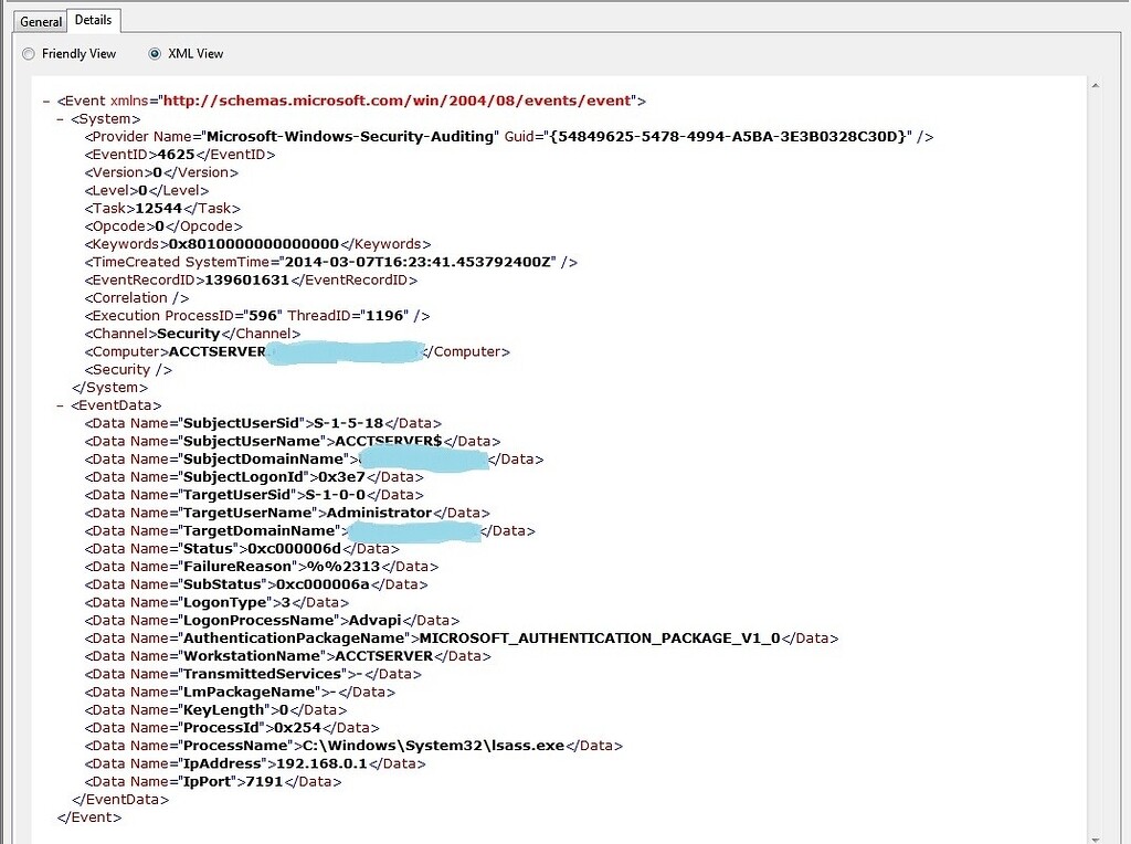 Identifying Event ID 4625 Source - Software & Applications