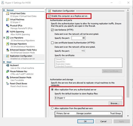 Hyper -V replication question - Virtualization - Spiceworks Community