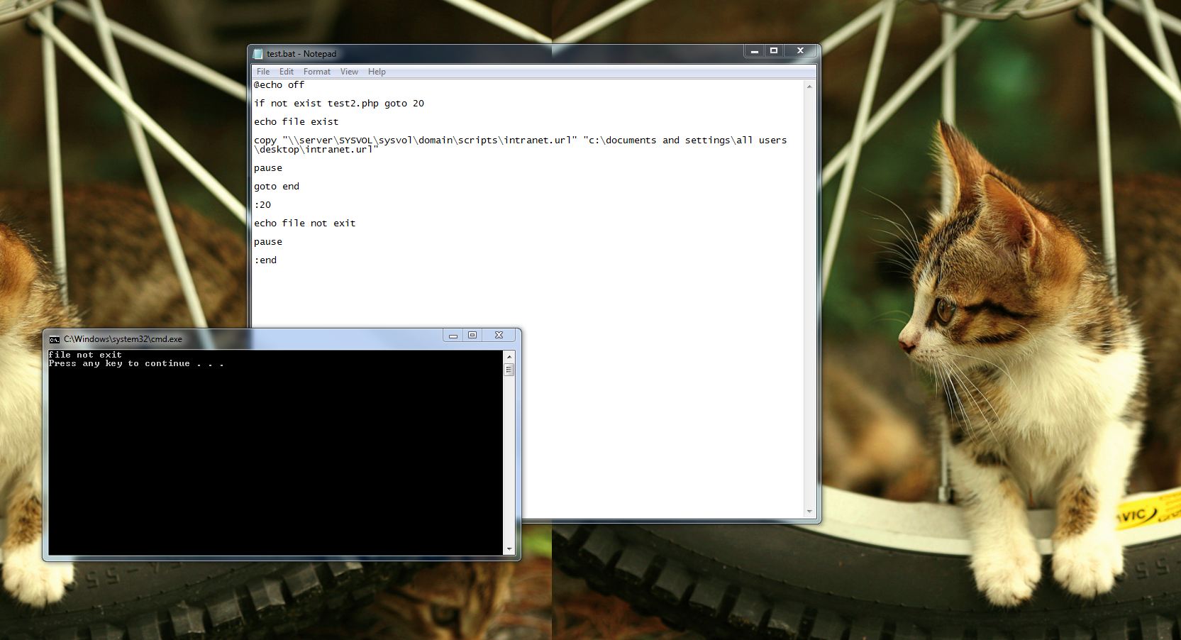 A script to put shortcut URL on the desktop - Programming & Development ...