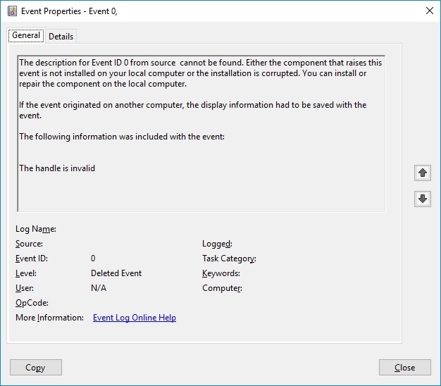 Event viewer deleted event windows spiceworks community