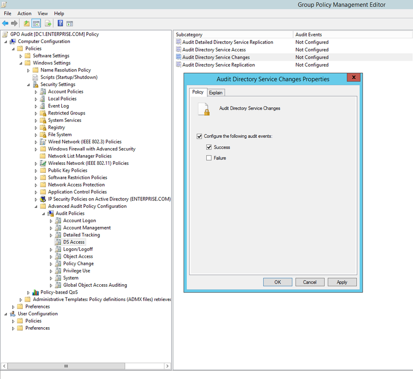 How to detect who modified GPO - Windows - Spiceworks Community