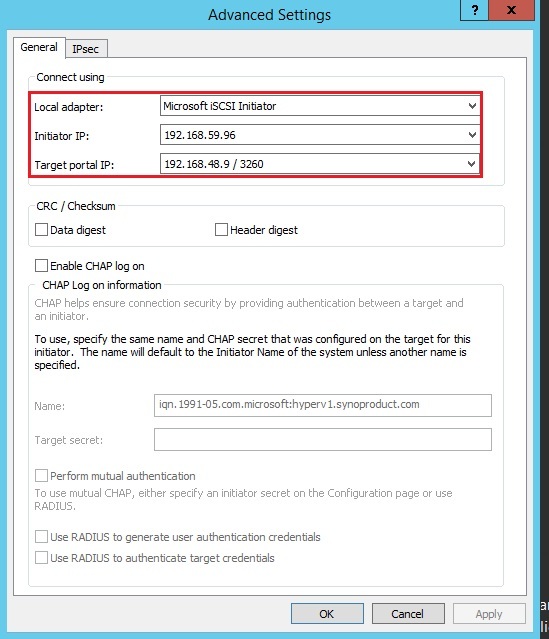 MPIO setup. iSCSI Target: Portal IP vs Interface IP? - IT & Tech ...