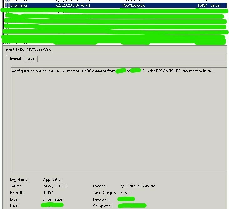 Event viewer id for ram changes windows spiceworks community