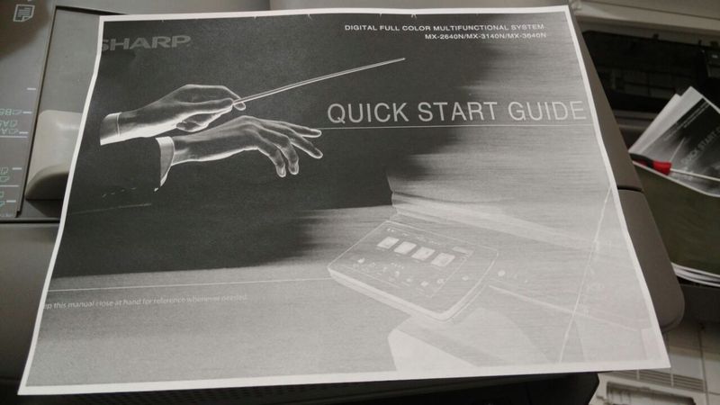 Sharp MX-2640N Black Quality Drop - Hardware - Spiceworks