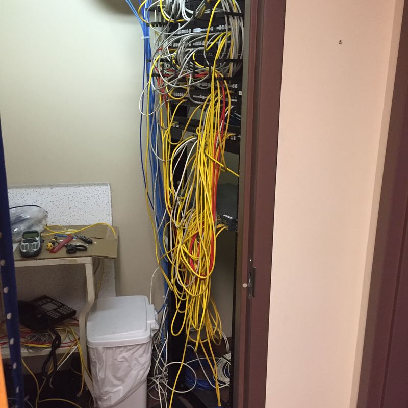 What's the worst cabling job you've ever seen in IT? - Water Cooler ...