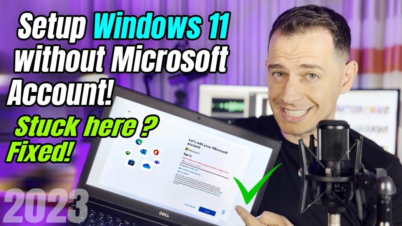 Install windows 11 without microsoft account now 100 impossible