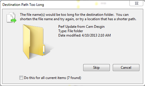 Filename is too long - Data Storage, Backup & Recovery - Spiceworks ...
